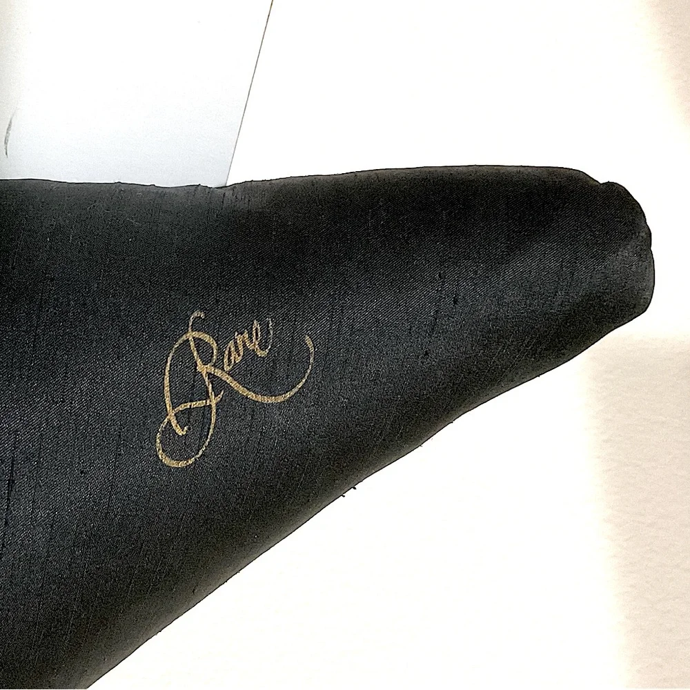 “RARE” Brand Custom Silk, Decorative Pillow Leopard Fur, Feathers